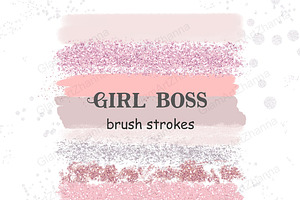 Girl Boss Brush Strokes