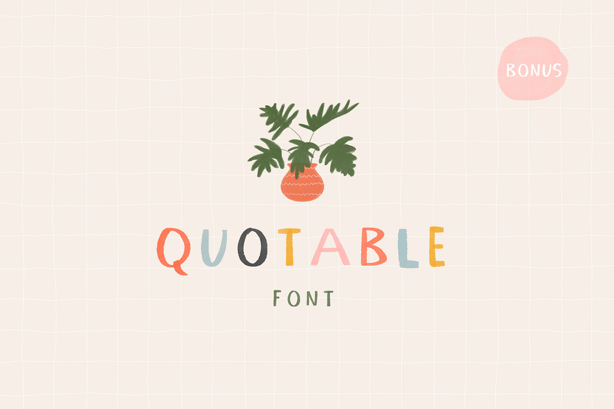 Quotable Font | Color Font