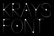 Krays — Extra Thin Accidental Font, a Serif Font by Viktor Pesotsky | Fonts (Thumbnail 1 of 18)