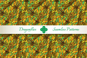Dragonflies seamless patterns, a Pattern Graphic by Patternalized (Thumbnail 3 of 5)