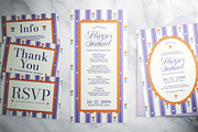 Floral Pattern Wedding Invitation, an Invitation Template by The Good Store (Thumbnail 4 of 4)