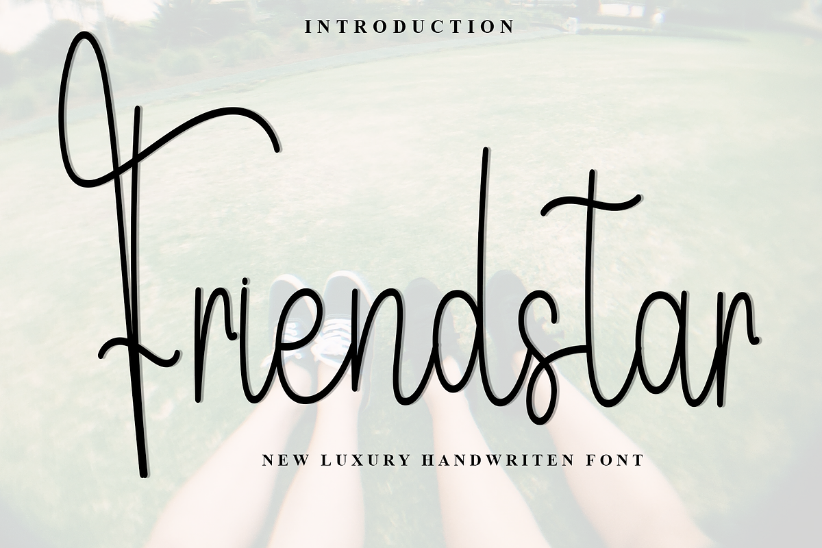 Friendstar, a Handwritten Font by InermediaSTUDIO (Photo 1 of 8)