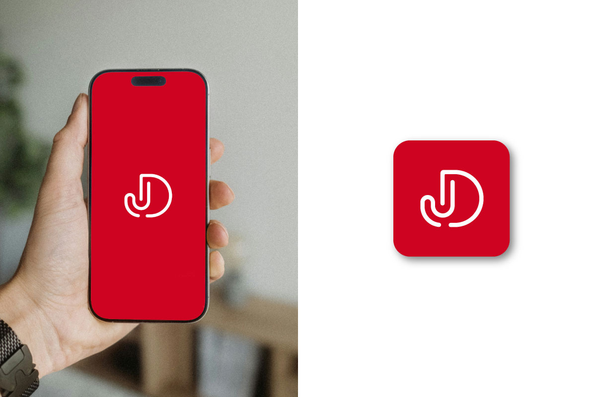 Modern and clean JD letter monogram. preview 4