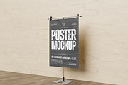 Poster Mockup, an Advertising Mockup by xavier_studio (Thumbnail 2 of 5)