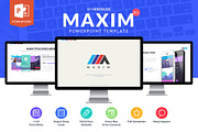 Maxim , Business Powerpoint Template, a Presentation Template by MeemSlide (Thumbnail 2 of 6)