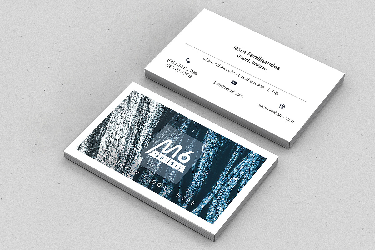 Unique 50 Business Card Bundle, a Business Card Template by M6 Gallery (Photo 75 of 151)