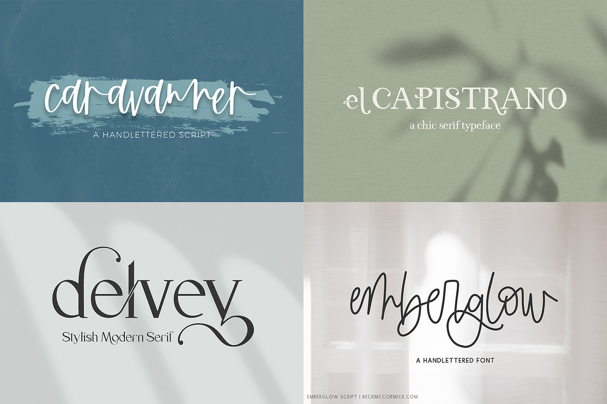 The Logo and Branding Font Bundle, a Script Font by Beck McCormick (Photo 3 of 10)
