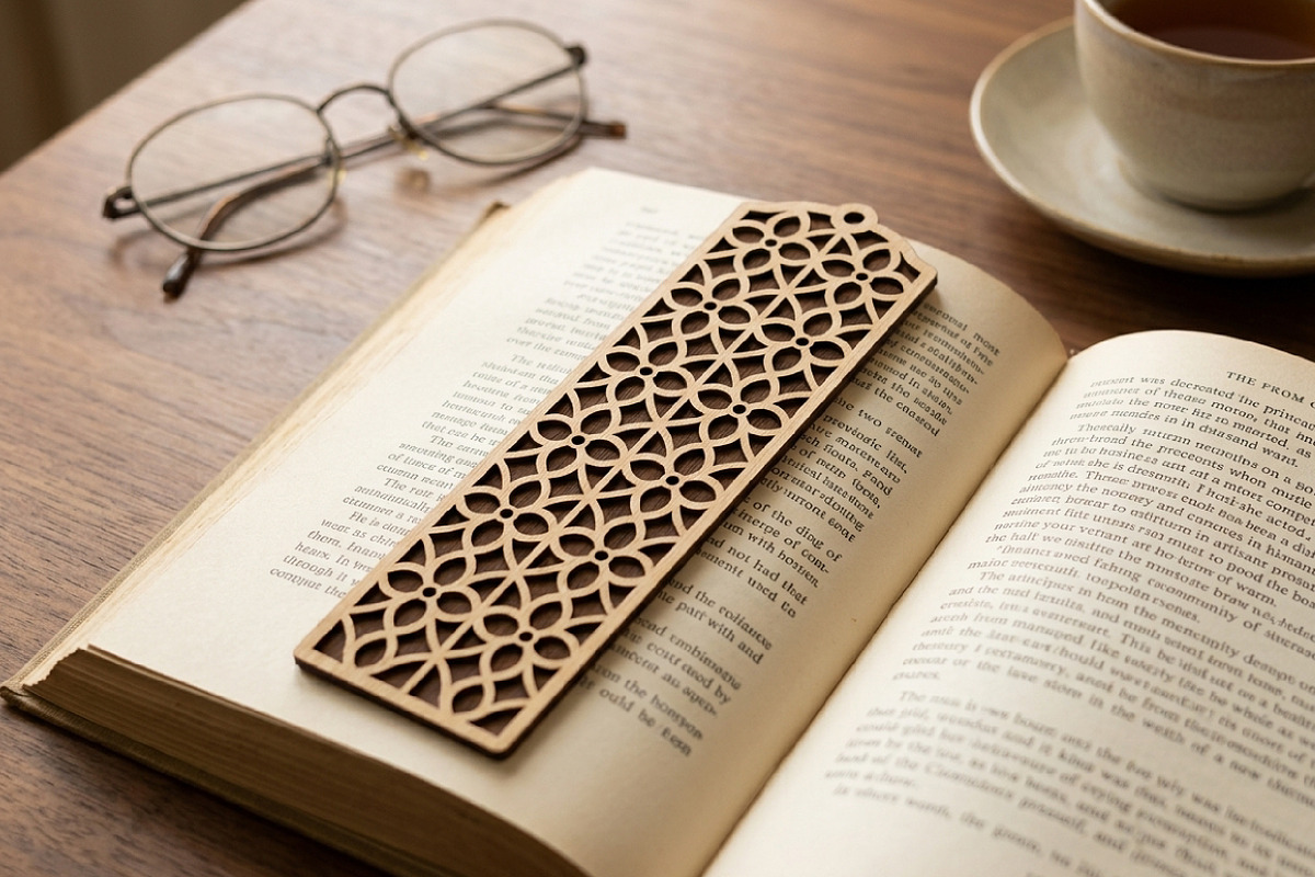Geometric Lattice Bookmark SVG File, an Object Graphic by Libby Wishes (Photo 3 of 3)