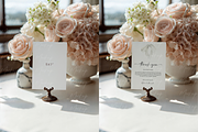 Elegant Floral Table Sign Mockup, a Product Mockup by TatiMockup (Thumbnail 2 of 3)