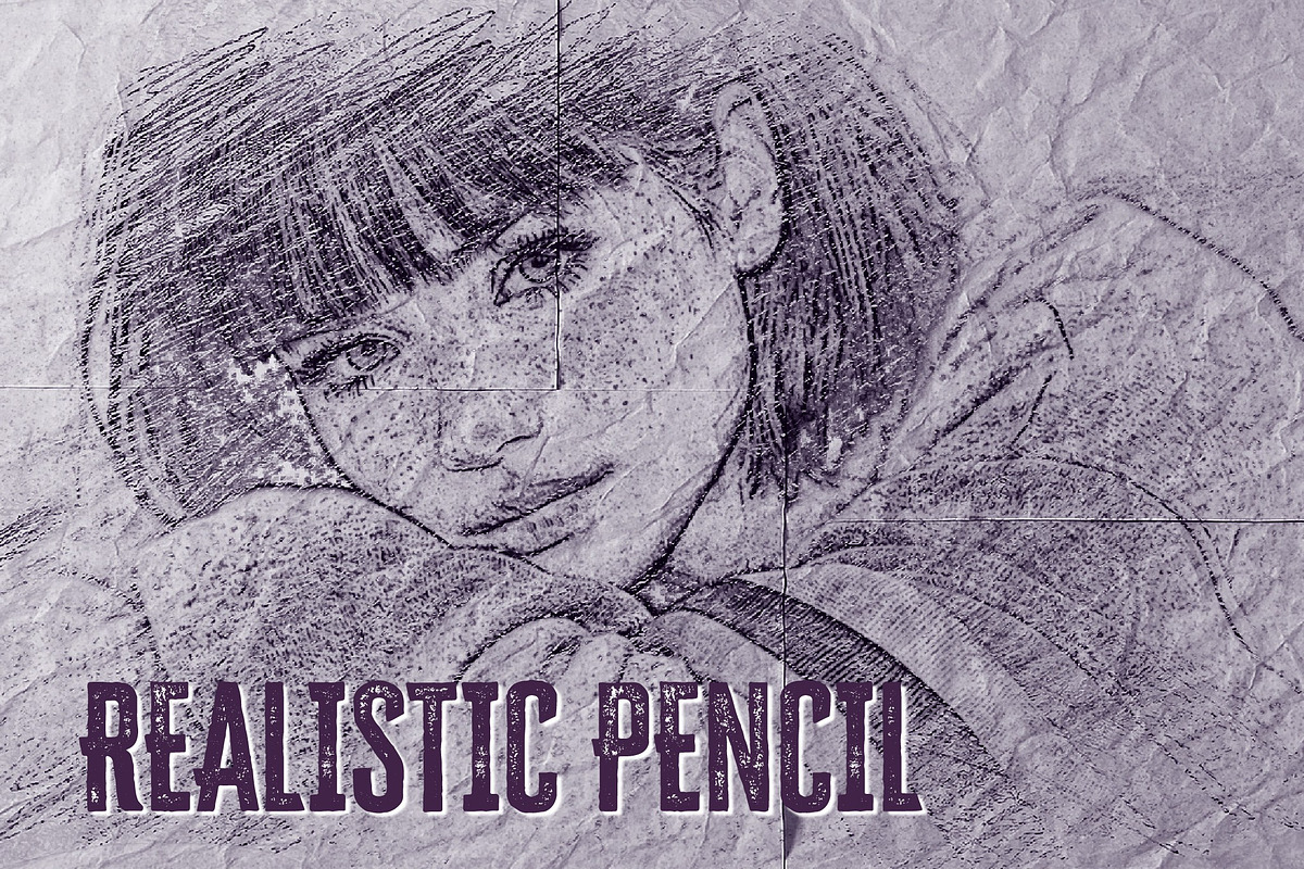 Realistic Pencil Sketch Photo Effect, a Layer Style Add-On by studiogstock (Photo 1 of 2)