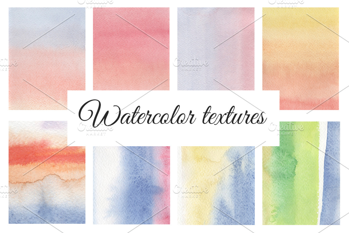 Watercolor Textures, a Texture Graphic by itiir (Photo 1 of 3)
