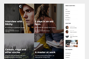 Carbon - A WordPress Blogging Theme