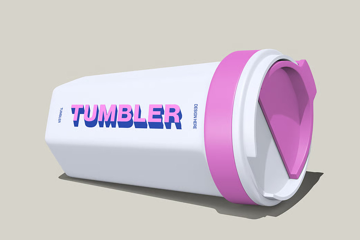 Tumbler Mockup 2 Views, a Cups & Container Mockup by graphicsauce (Photo 4 of 4)