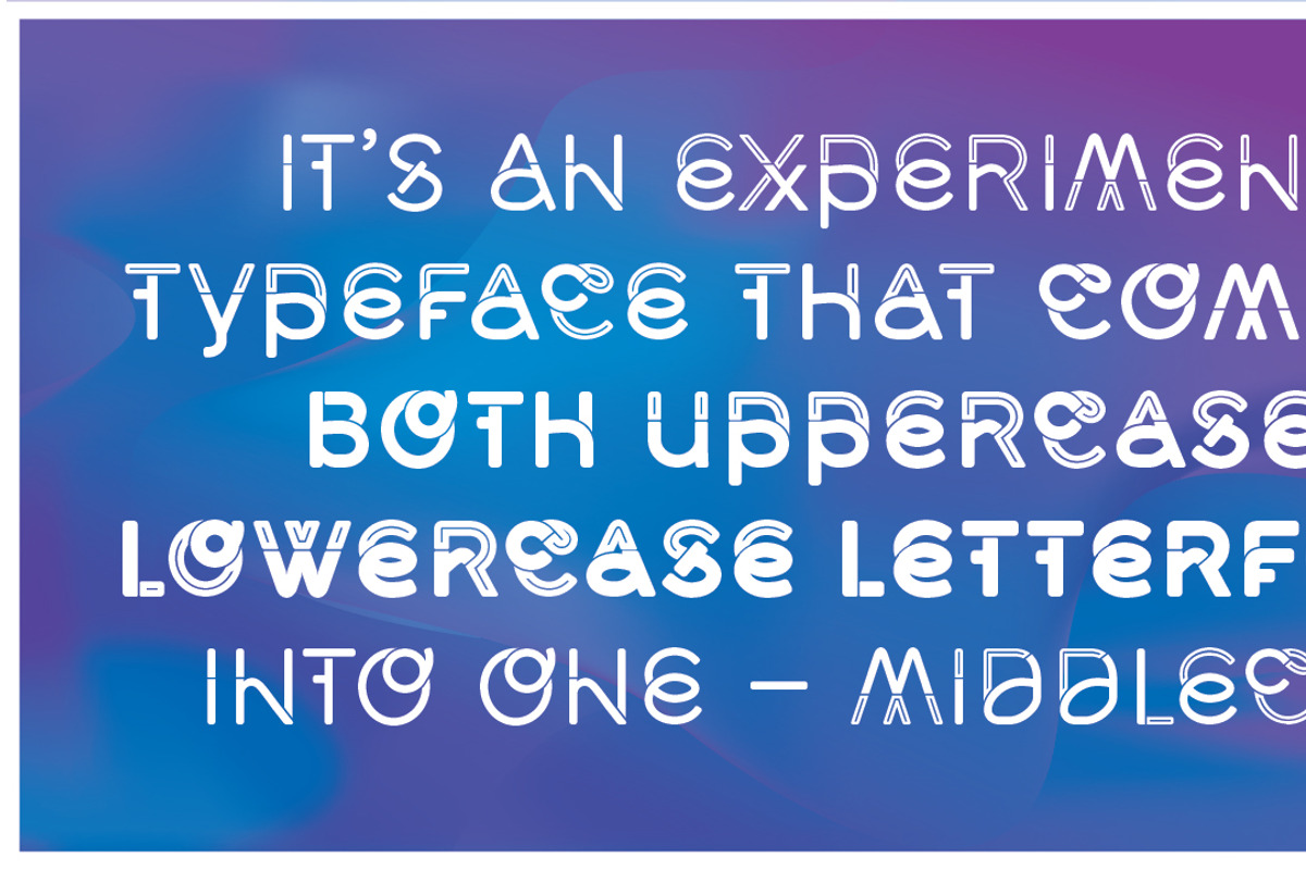 Middlecase, a Font by HeadFirst (Photo 6 of 10)