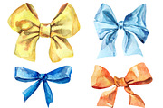 Watercolor bows, a Decorative Illustration by Watercolor fantasy (Thumbnail 5 of 5)
