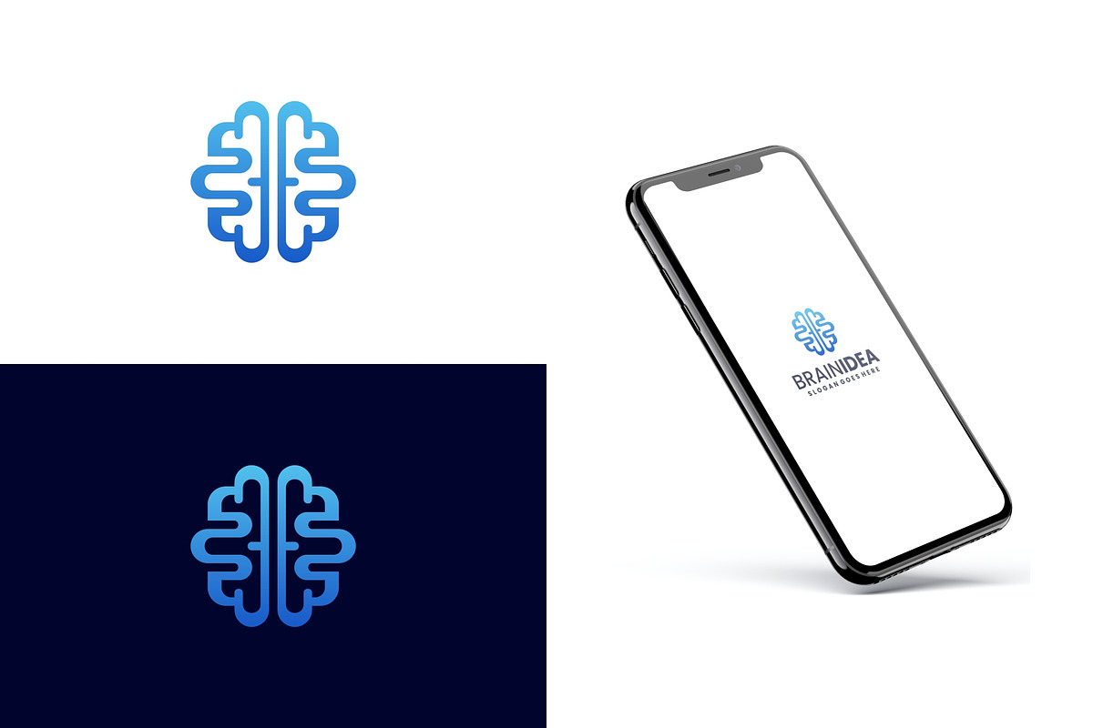 Gradient Modern Brain Idea Logo, a Branding & Logo Template by Artnivora.Std (Photo 2 of 4)