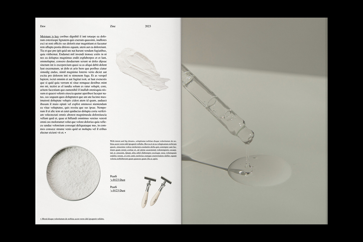 Product Brand Magazine Template⸻Dew, a Magazine Template by Studio Viita (Photo 8 of 10)