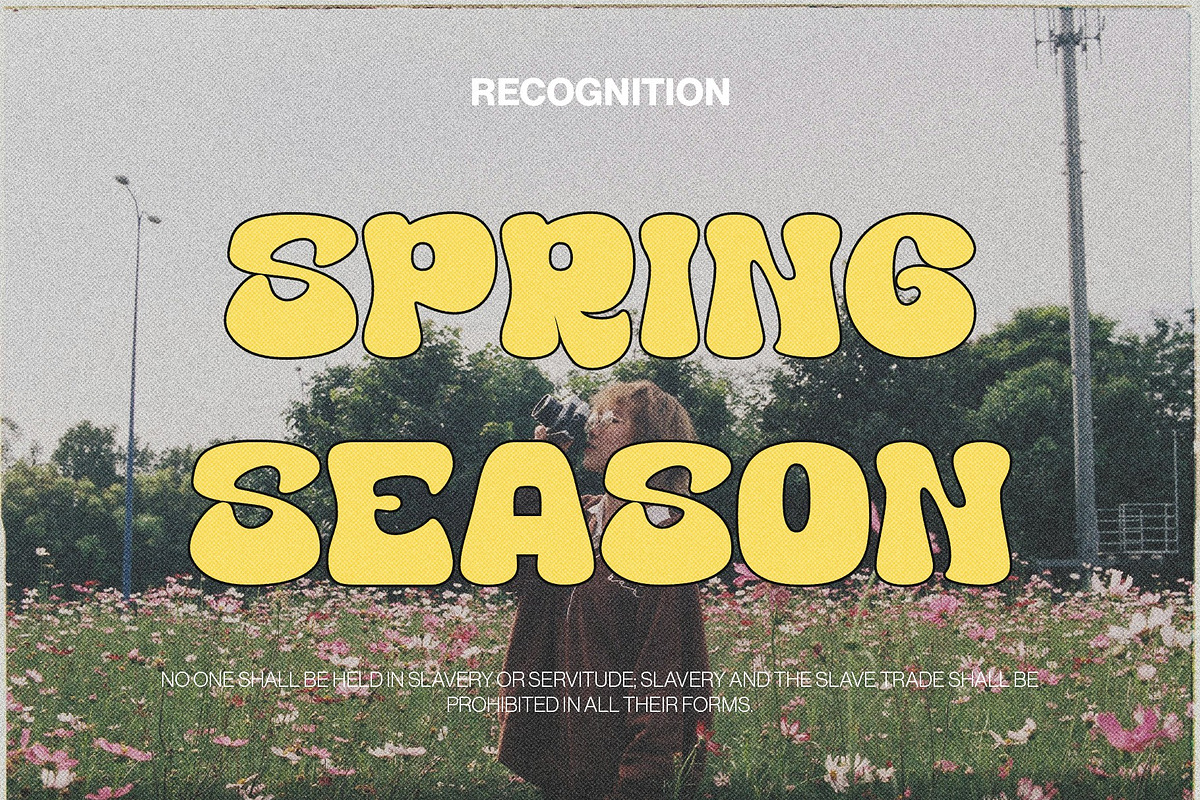 Megula - Retro Display Font, a Handwritten Font by Koplexs Studio (Photo 2 of 10)