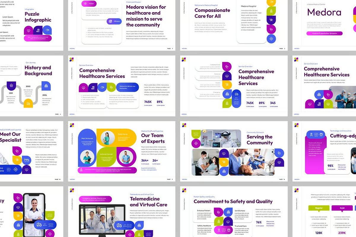 Hospital Service Powerpoint Template, a Presentation Template by Fit-tee (Photo 2 of 2)