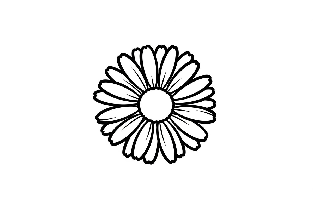 Daisy Flower Line Art Vector Bundle0, an Illustration by jahid234 (Photo 13 of 51)