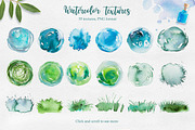 Tropical. Watercolor illustrations., a Decorative Illustration by AlexGreenArt (Thumbnail 10 of 12)