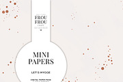 Marble Rose Gold Mini Papers, a Pattern Graphic by Frou Fou Craft (Thumbnail 3 of 7)