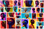 109 Fashion models in sunglasses, a Beauty & Fashion Photo by Handmadefont (Thumbnail 4 of 113)