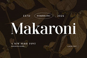 Makaroni - Classy & Stylish Serif, a Serif Font by TypeLogue (Thumbnail 1 of 5)