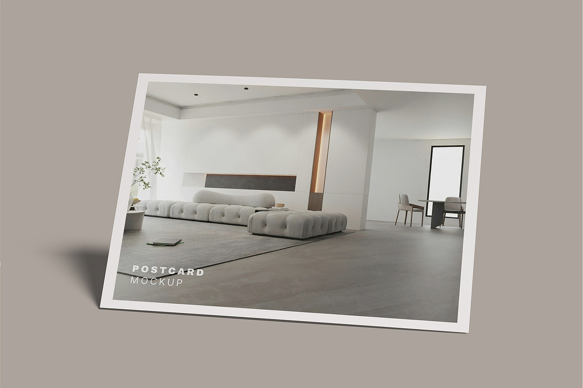 Simple Postcard Mockup, an Advertising Mockup by rizalamora (Photo 3 of 12)