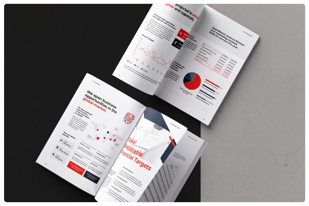Annual Report, a Brochure Template by StudioGraficso (Photo 5 of 13)