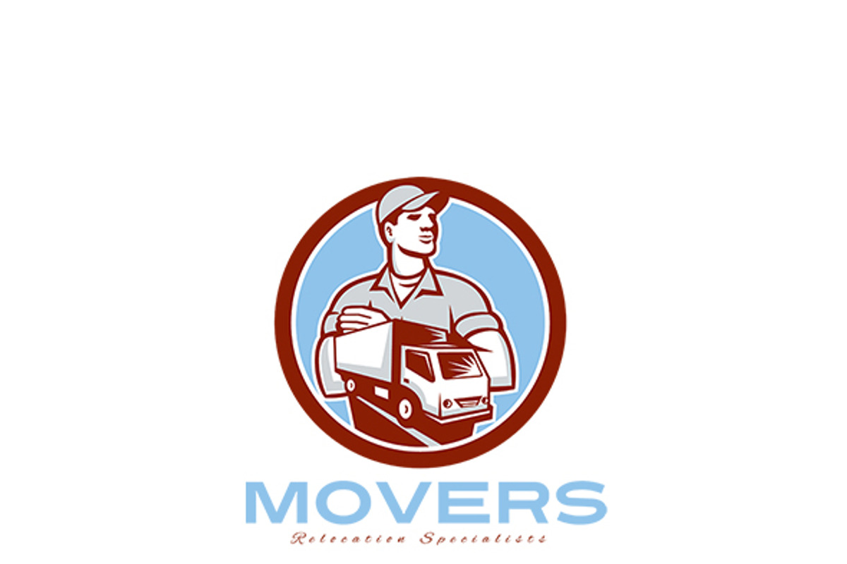 Movers Relocation Specialist Logo, a Branding & Logo Template by patrimonio