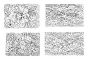 20 Abstract line art backgrounds, a Decorative Illustration by Somjai King (Thumbnail 3 of 6)