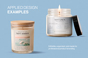 Product Label Template Set, a Stationery Template by BrandPacks (Thumbnail 11 of 14)