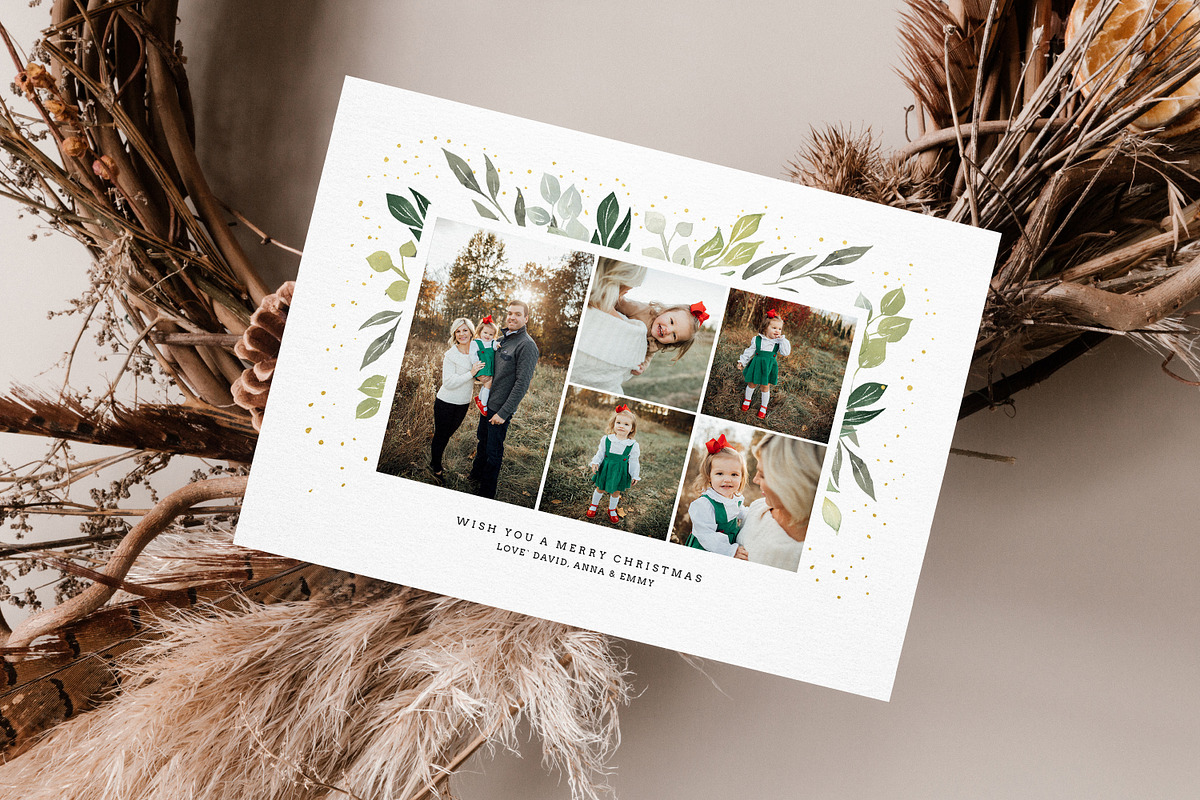 Christmas Card Template CD183, a Card Template by Salsal Design (Photo 4 of 5)
