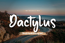 Dactylus - Brush Handwritten Font