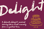 CS Sandra Stamp, a Script Font by Craft Supply Co. (Thumbnail 5 of 8)