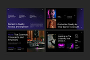 Black Modern Music Presentation, a Presentation Template by Eklip Studio (Thumbnail 4 of 6)