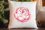 Abstract Pink Flower, an Illustration by Watercolor design (Thumbnail 6 of 6)