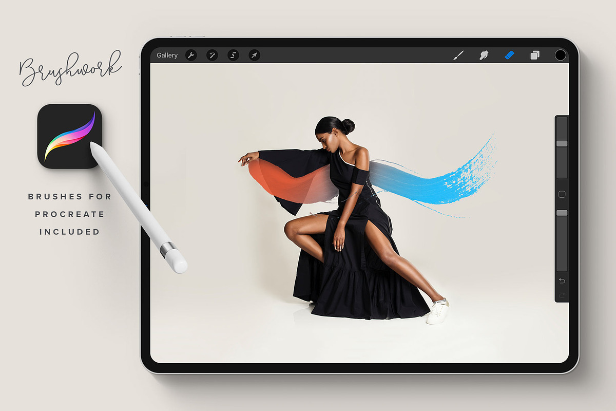 Brushwork PS & Procreate Brushes, a Brush Add-On by Creative Veila (Photo 6 of 11)