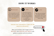 Let's get social Canva Template, a Templates & Theme by Digital By Nikoleta (Thumbnail 8 of 9)