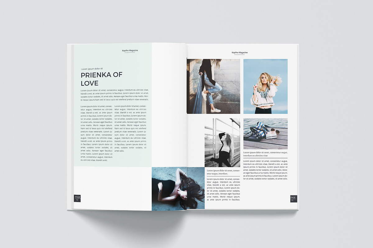 KOPIHO/ Magazine Template, a Magazine Template by obidullah_01 (Photo 9 of 14)