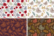 Floral patterns set, a Pattern Graphic by Dreaming_Lucy (Thumbnail 2 of 4)