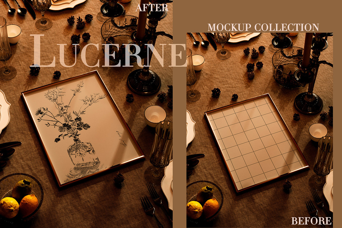 Lucerne room & Rustic Mockup Frame, a Household Mockup by LAMIA DESIGN (Photo 12 of 16)