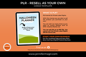 PLR Halloween Planner For Resellers