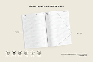 Minimal Today Planner 8,5x11