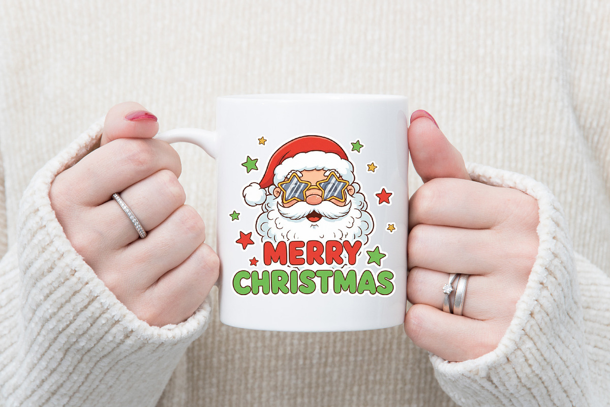 Funny Christmas Design PNG, an Illustration by Designking (Photo 2 of 4)