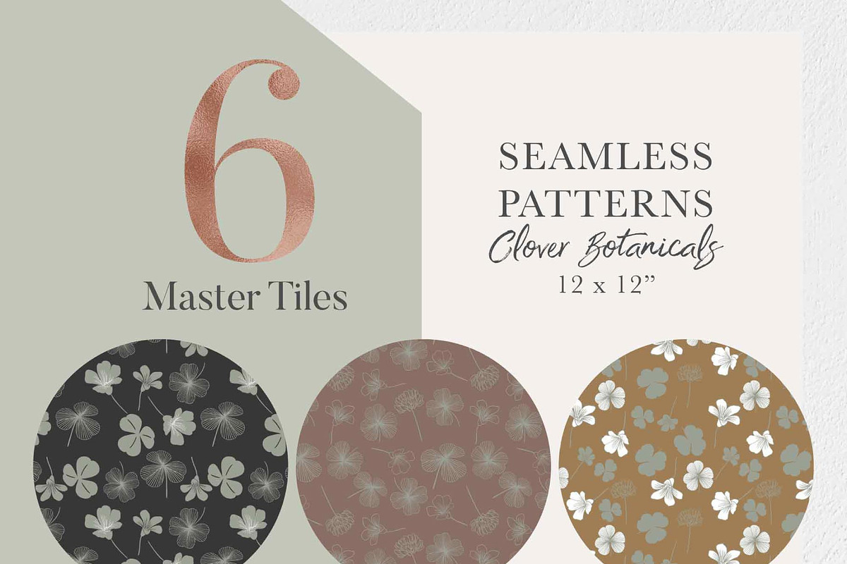 Clover Botanicals - Florals & Leaves, an Illustration by Momo Studio (Photo 10 of 12)