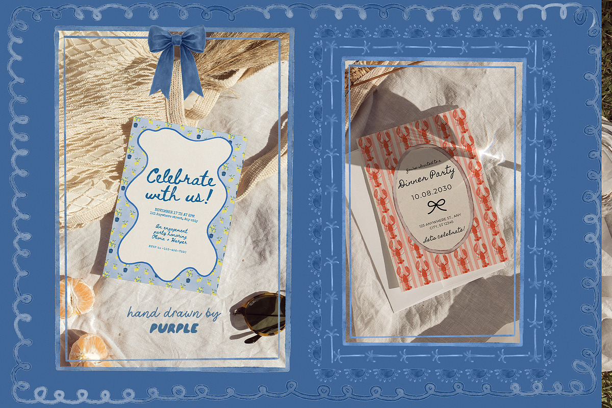 Seaside Whimsy - illustration & more, an Object Graphic by Purple (Photo 4 of 12)