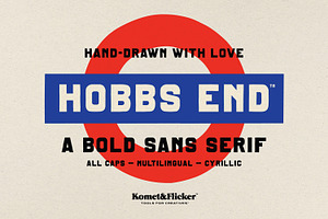 Hobbs End - A Bold Sans Serif