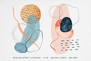 Watercolor & Procreate Abstract Art, a Texture Illustration by MilanaDesignShop (Thumbnail 2 of 8)